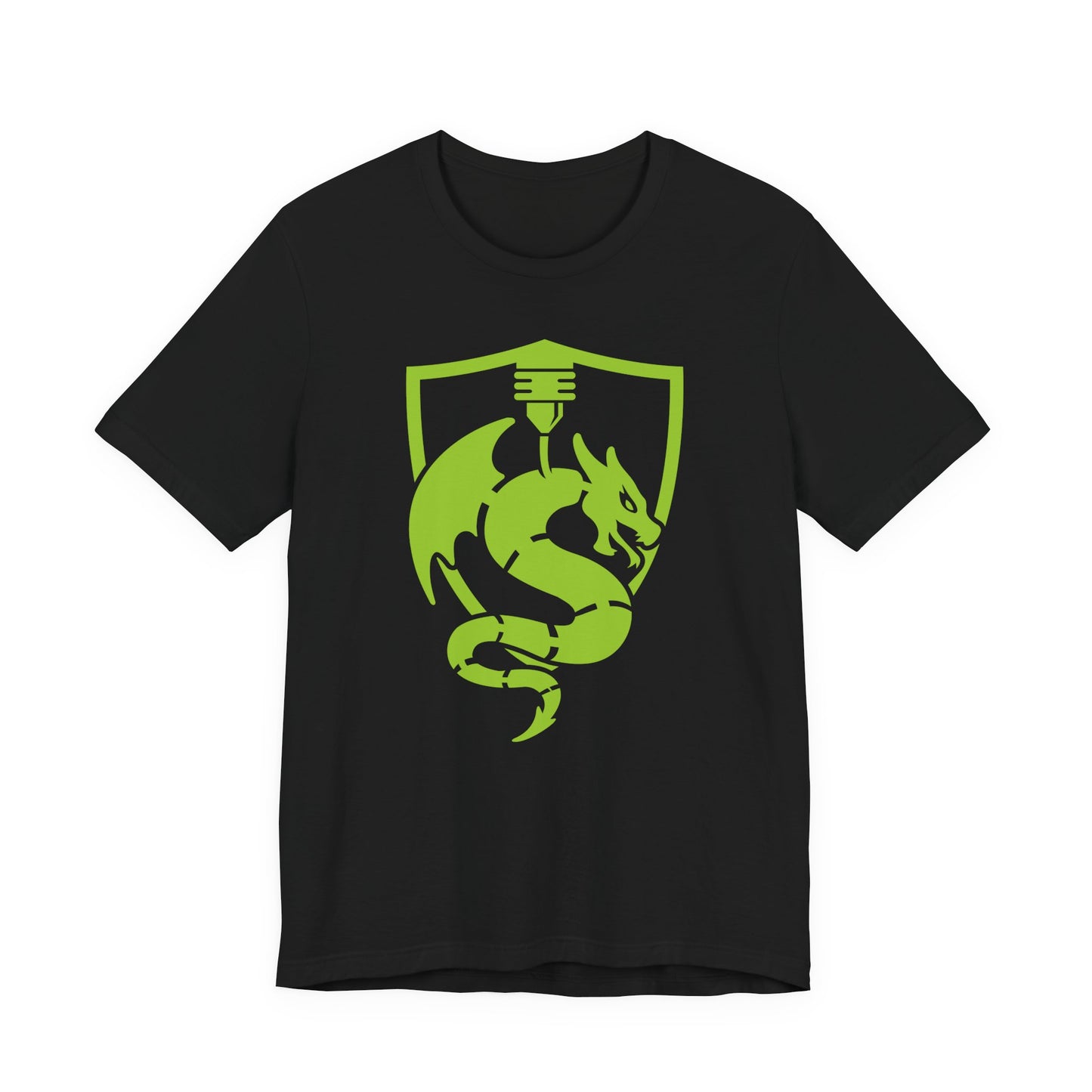 SkettiSlayers – Green Shield Guild Emblem Design T-Shirt