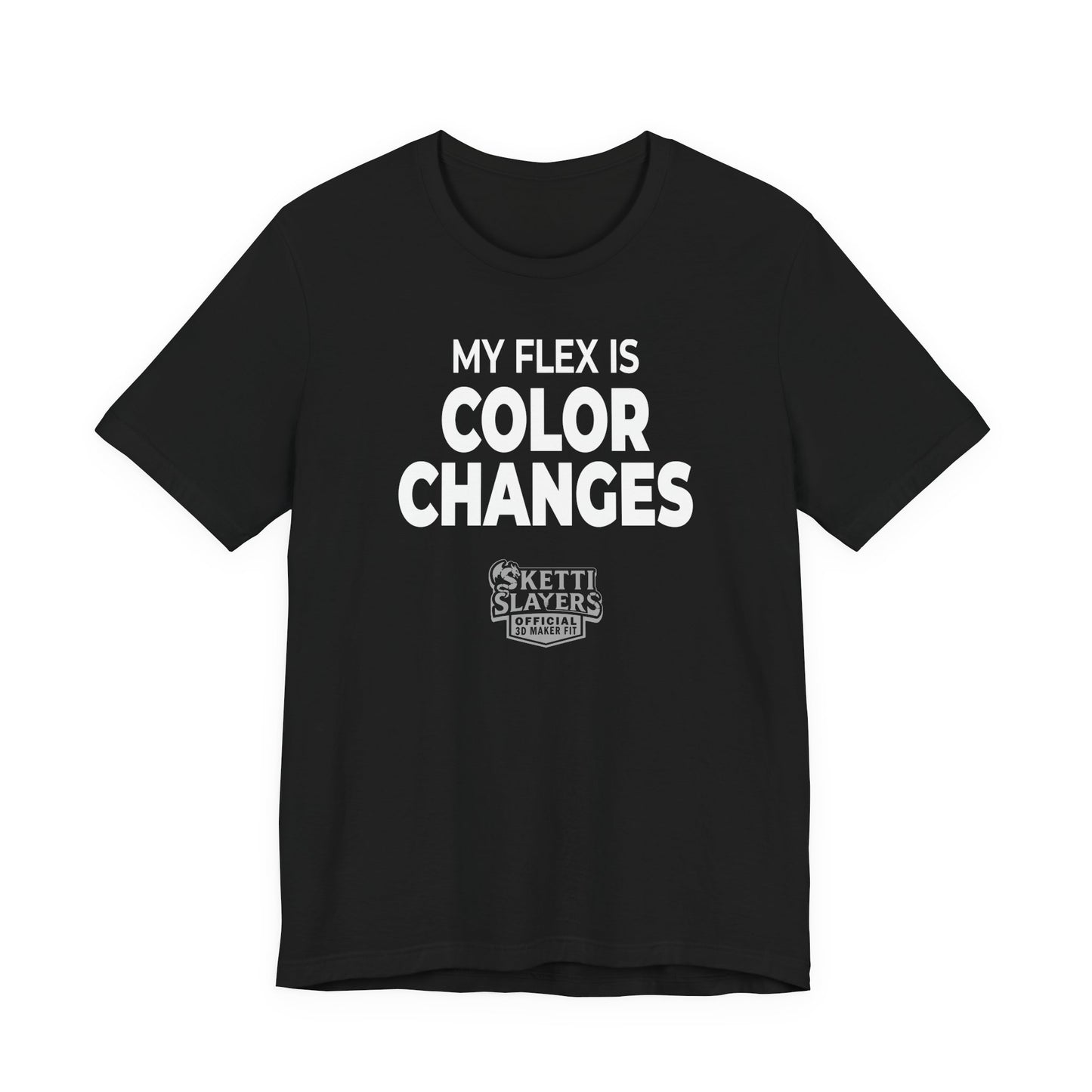 SkettiSlayers – My Flex Color Changes 3D Printing T-Shirt