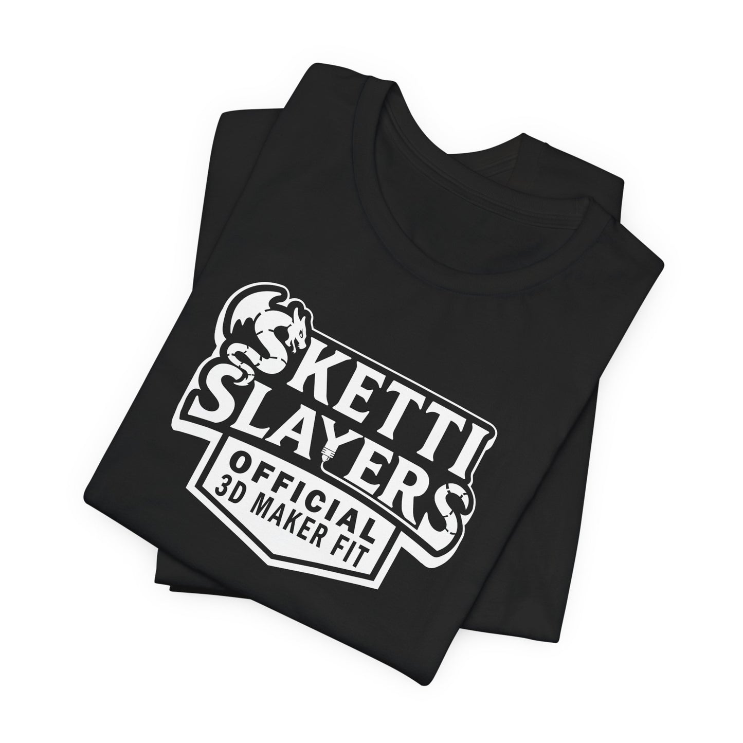 SkettiSlayers - Maker Badge-3d Maker Fit - Emblem Design T-Shirt