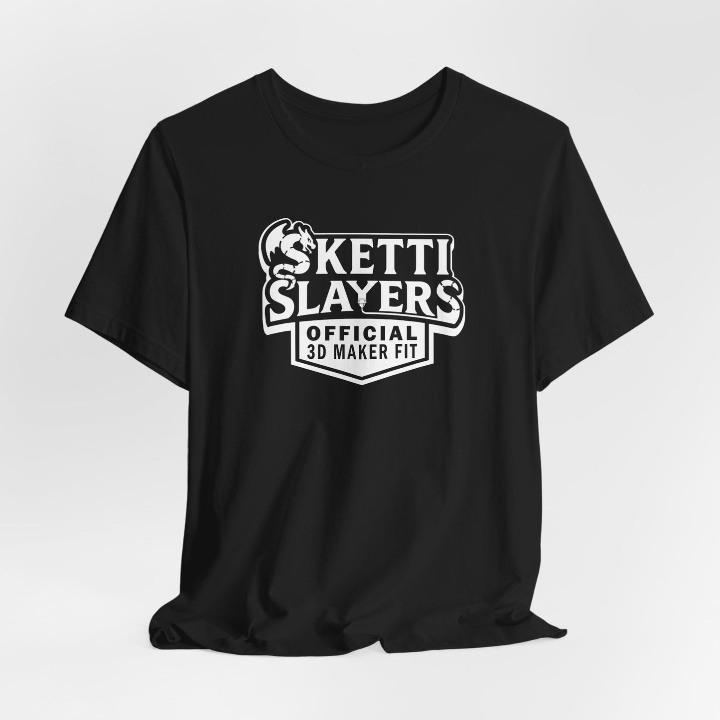 SkettiSlayers - Maker Badge-3d Maker Fit - Emblem Design T-Shirt