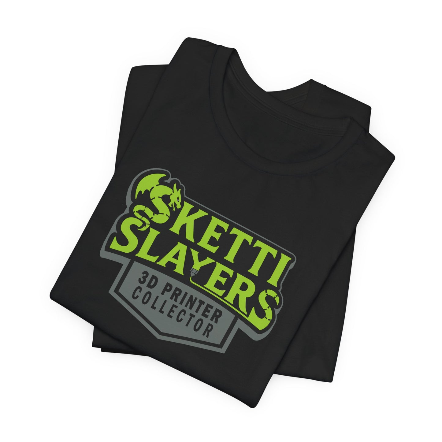 SkettiSlayers – Printer Collector Achievement Badge Design T-Shirt