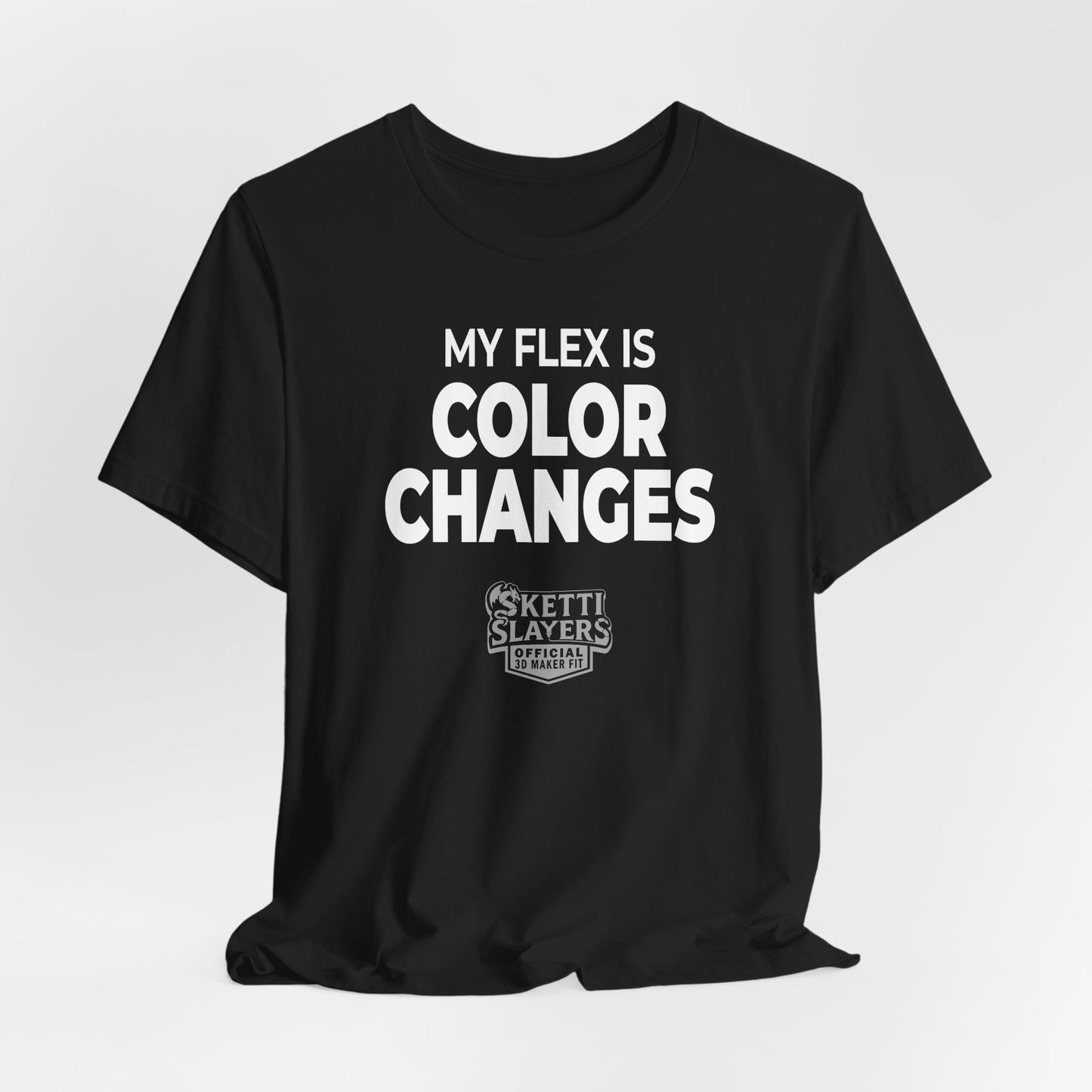 SkettiSlayers – My Flex Color Changes 3D Printing T-Shirt