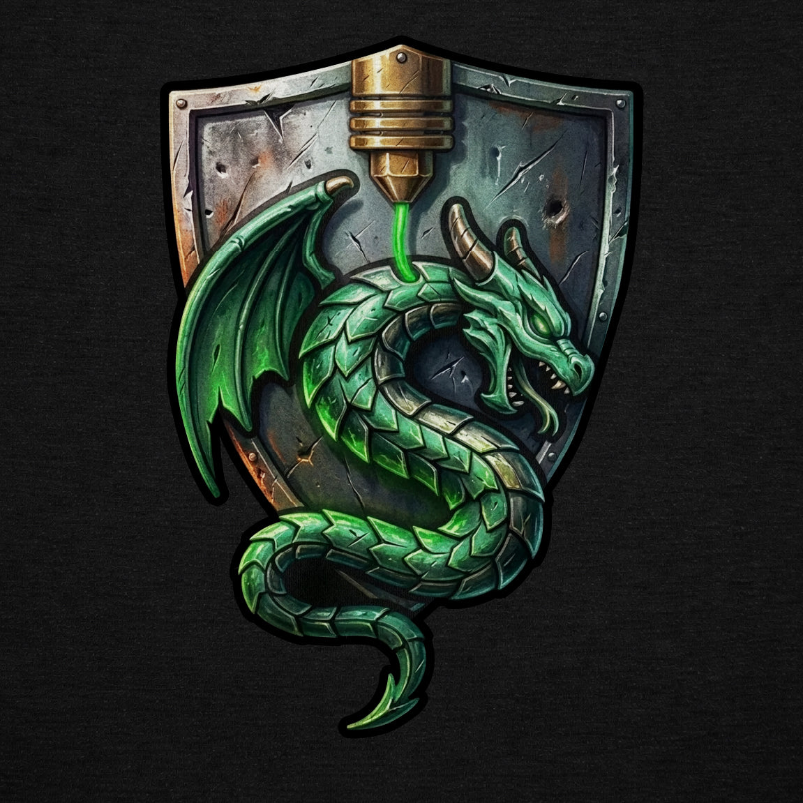 SkettiSlayers – Full Color Logo Guild Design T-Shirt