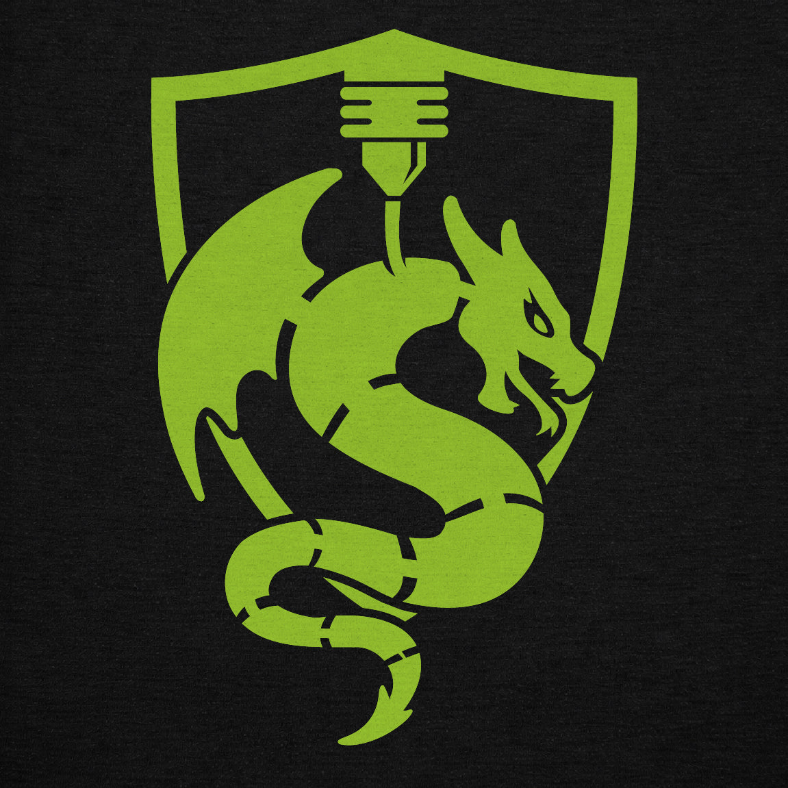 SkettiSlayers – Green Shield Guild Emblem Design T-Shirt