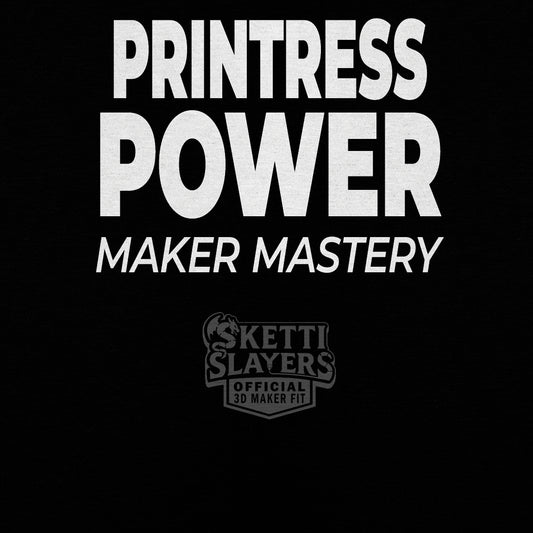 SkettiSlayers – Printress Funny 3D Printing Maker Queen T-Shirt